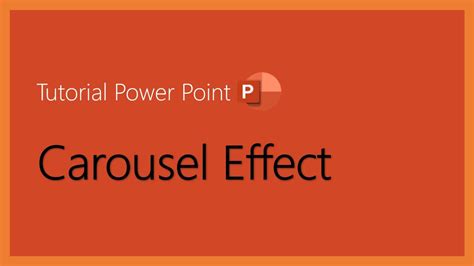tutorial power point carousel effect youtube