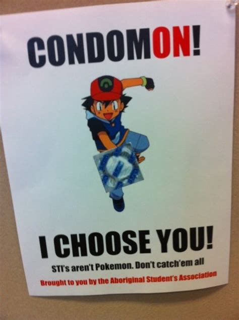 condom gotta catch em all pokemon protection std