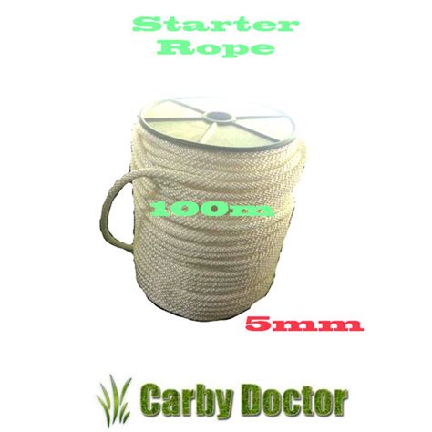 starter rope pull cord mm  metres meters excellent quality engine motor unbranded