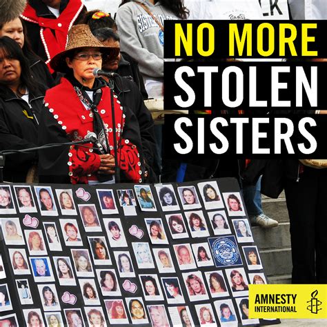 show solidarity with families of stolen sisters on october 4 amnesty international canada