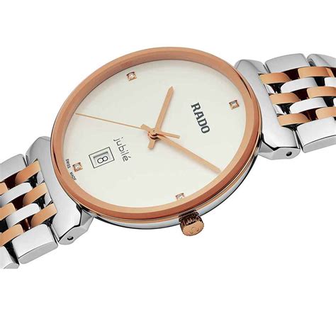 rado florence classic diamonds steel rose gold mm amj watches