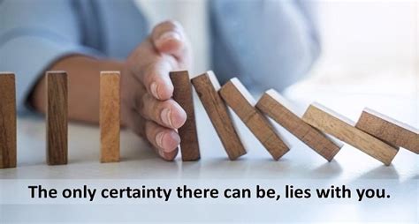 certainty    lies