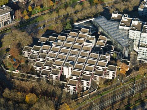 aerial view apeldoorn hertzberger parc   office  centraal beheer woprdt transformed