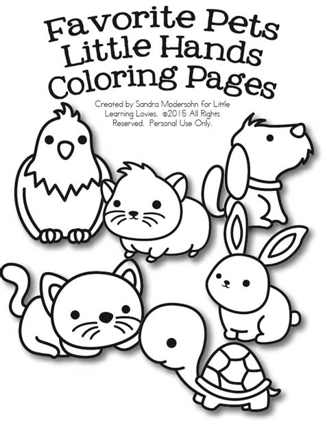 set  pet coloring pages