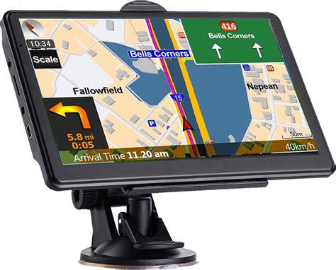 amazoncom gps navigation  car truck latest  map touchscreen     navigation