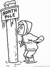 Pole North Coloring Pages Ice Getcolorings Color Sticky Printable sketch template