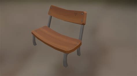bench 3d model by corex chou [7981aa1] sketchfab