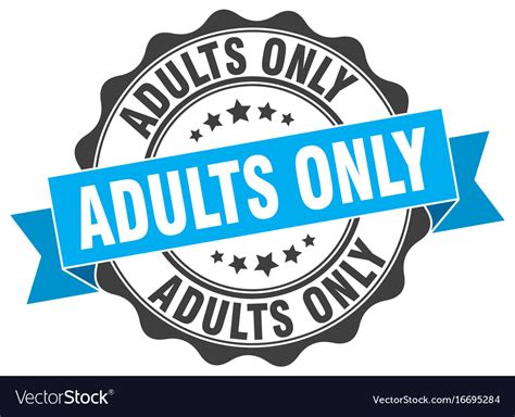 adults  stamp sign seal royalty  vector image
