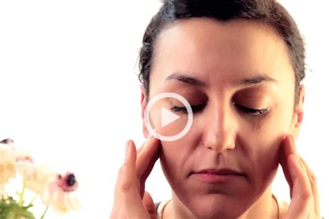 video how to give yourself a face massage at home into