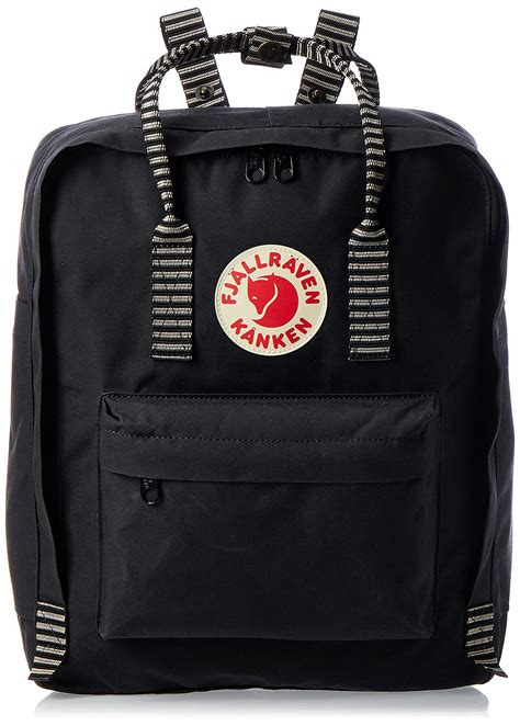 fjallraven kanken classic backpack  everyday blackstriped buy   united arab