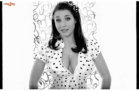 cute girl posing in scandalous black and white polka dots