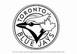 Jays Toronto Blue Logo Draw Drawing Step Mlb Tutorials Sports sketch template