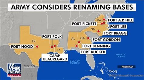 trump     renaming military bases named