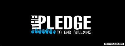pledge   bullying facebook cover fbcoverlovercom