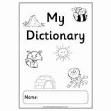 Dictionary Book sketch template