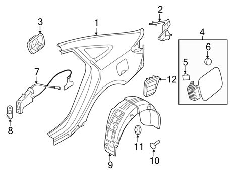 hyundai sonata fuel filler housing front wo hybrid  jim ellis hyundai