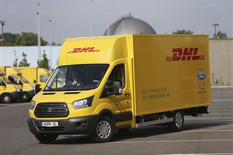 dhl ford unveil jointly  electric delivery van bloomberg