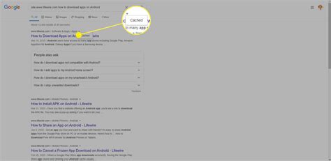 find  websites  search cached google pages