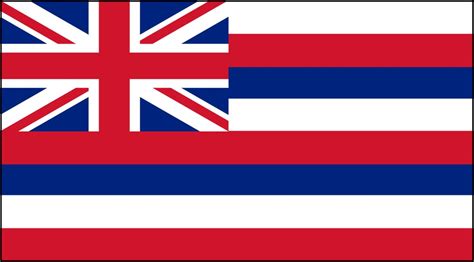 printable hawaii state flag color book pages