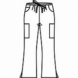 Pants Clipart Clip Jeans Outline Designs Clipartix sketch template