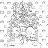 Coloring Pages King Color Choose Board Therapy sketch template