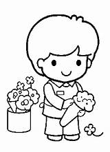 Coloring Child Pages Flowers Turn Into Popular Print Coloringhome sketch template