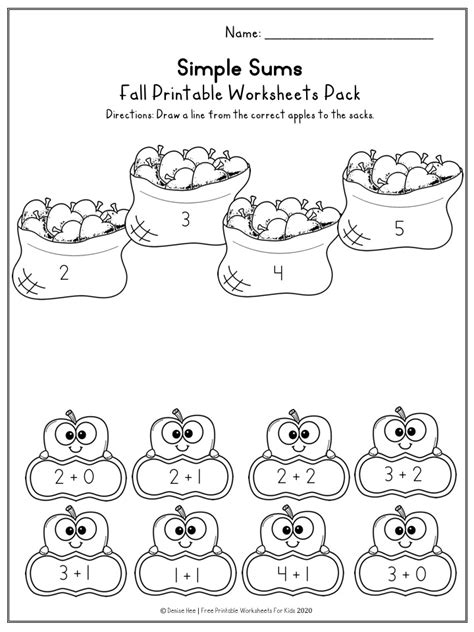 fall printable worksheets pack kool kids games