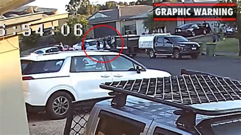 Footage Shows Moment Of Fatal Shooting In Booval Brawl Au