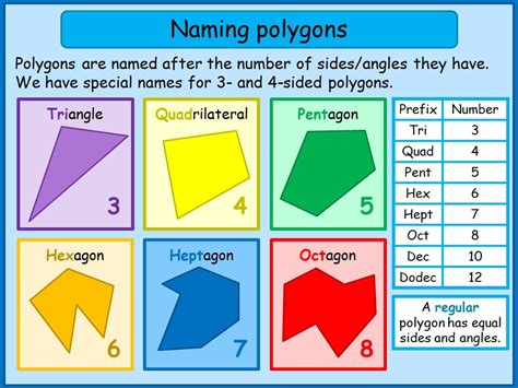 naming polygons maths tutorials youtube