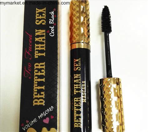 china too faced better than sex cool black volume mascara