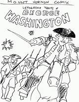 Coloring Pages Revolution American George Washington Forge Valley Leadership Drawing Kids Delaware Book Cartoon Comic Color Pdf Getcolorings Getdrawings Selected sketch template