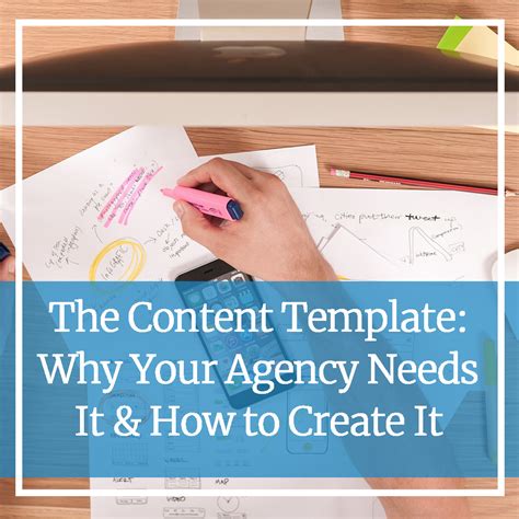 content template   agency     create
