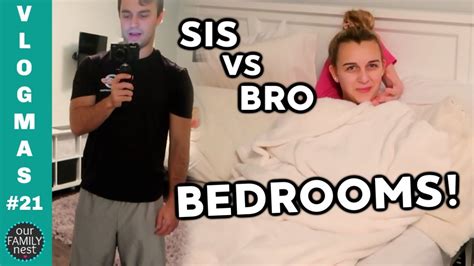 Sis Vs Bro Bedroom Tours Youtube