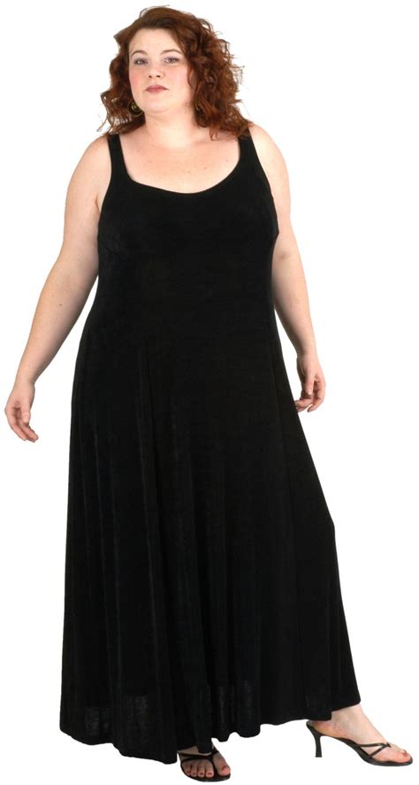 Slip Dress Black Slither Plus Size Peggy Lutz Plus