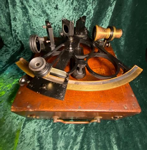 zero stock antique marine sextant made by c plath hamburg germany