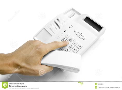 hand  telephone stock image image  dial calling