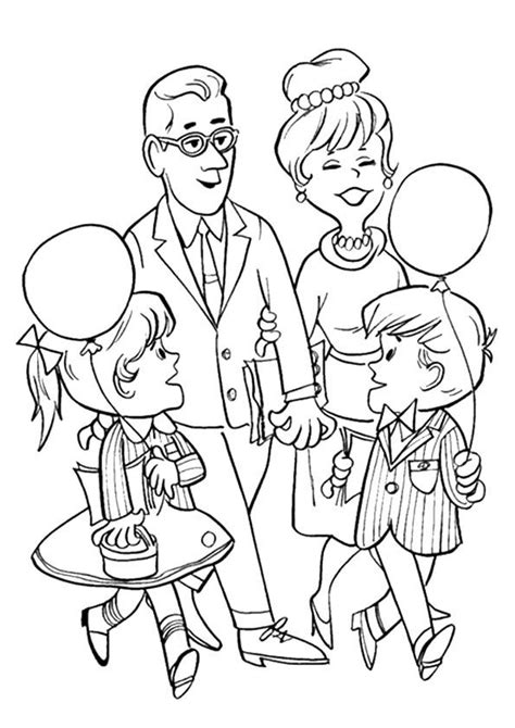 print coloring image momjunction family coloring pages coloring
