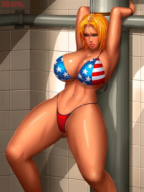 Rule 34 1girls Abs American Flag Bikini Big Breasts