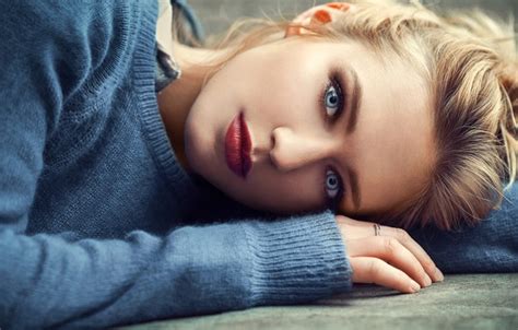 wallpaper girl photo photographer blue eyes model beauty lips ring face blond portrait