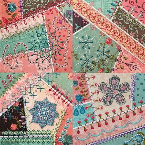 crazy quilt  hand crazyquilting crazy quilts patterns