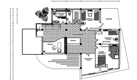 drawings  house layout floor plan dwg autocad software file cadbull