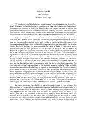 el presidente  bonifaciodocx reflective essay   analysis