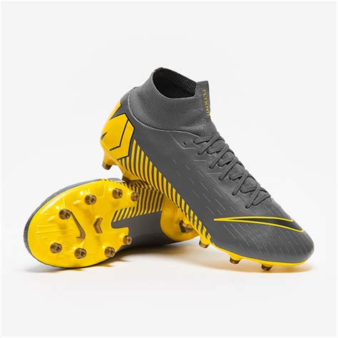 nike mercurial superfly vi pro ag pro dark greyblack artificial