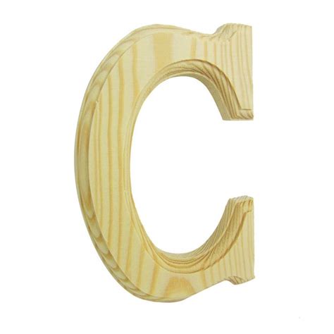 6 Unfinished Wood Letter By Artminds® Unfinished Wood Letters Wood