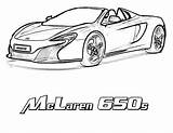 Mclaren 650s Colorare Pages 570s Gt3 720s 12c Pintar Colorironline Gtr sketch template