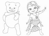 Lilly Nounours Coloriage Ami Colorier sketch template