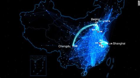 Moving Map Shows Chinese New Year Travel Rush In Real Time Cnn
