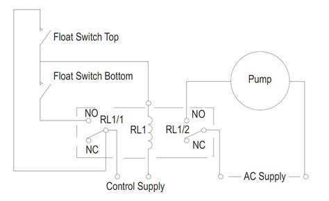 wiring diagram panel pompa booster