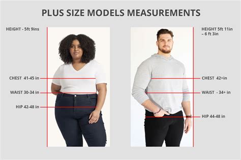 size models measurements  easy  size modeling guide
