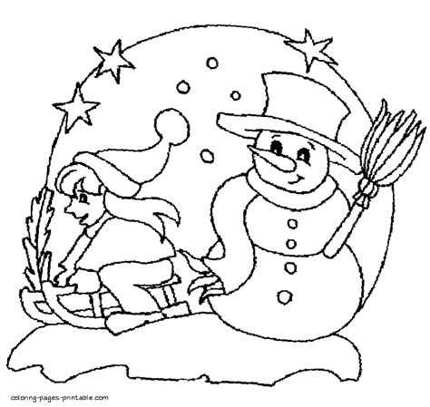 snowman coloring pictures coloring pages printablecom